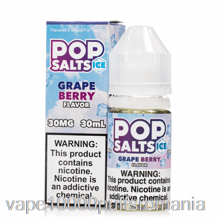 Vape Romania Boabe De Struguri De Gheata - Saruri Pop - 30ml 50mg